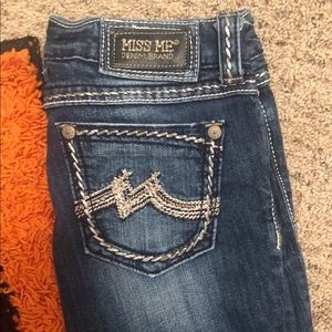 Miss Me faded boot cut jeans